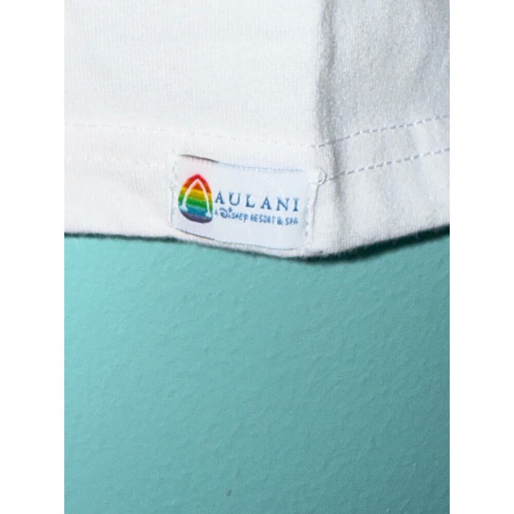 Disney Aulani Hibiscus Rainbow Flower T-Shirt Women’s Small - Picture 6 of 10